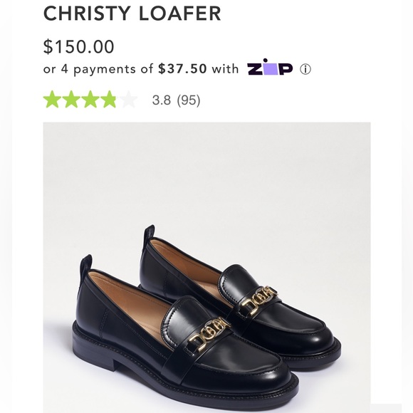 Sam Edelman christy black patent Leather loafers Size 9.5 womens gently us… - Picture 2 of 16